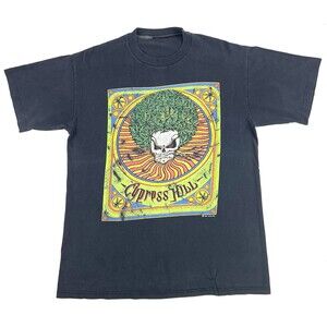 Vintage Cypress Hill New Realm T Shirt Black 1993 Sz M Rap Weed Rare GEM Grail